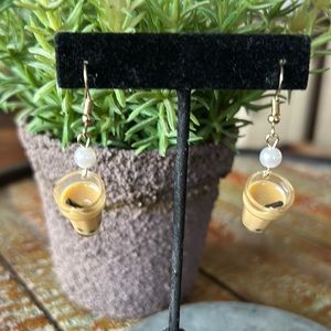 Cuppa coffee earrings